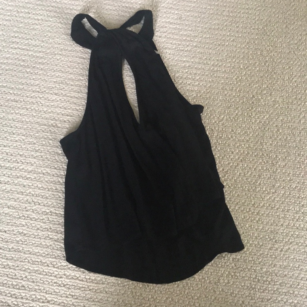 Free People black sleeveless top size xs